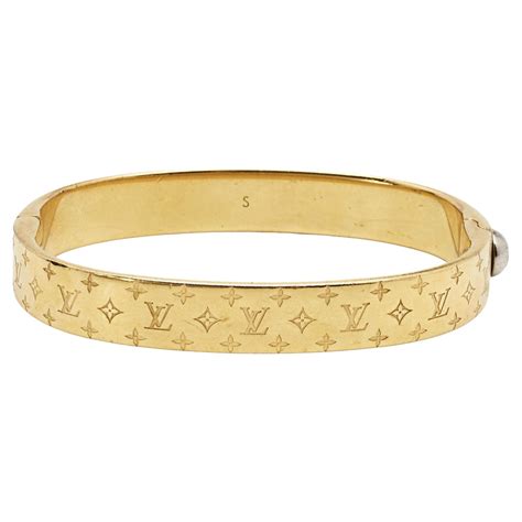 louis vuitton gold bangle bracelet.